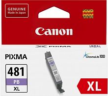 Картридж струйный Canon CLI-481XL PB 2048C001 фото голубой (8.3мл) для Canon PixmaTS8140TS/TS9140