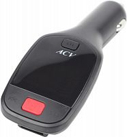 Автомобильный FM-модулятор ACV FMT-114 черный MicroSD USB PDU (26562)