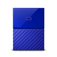 Жесткий диск WD Original USB 3.0 4Tb WDBUAX0040BBL-EEUE My Passport (5400rpm) 2.5" синий