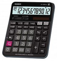 Калькулятор настольный Casio DJ-120DPLUS-W-EP черный 12-разр.