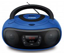 Аудиомагнитола Hyundai H-PCD240 синий/черный 4Вт/CD/CDRW/MP3/FM(dig)/USB/SD/MMC/microSD