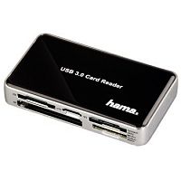 Устройство чтения карт памяти USB3.0 Hama H-39878 черный