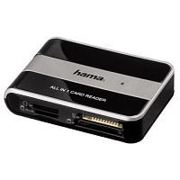 Устройство чтения карт памяти USB2.0 Hama H-49016 черный