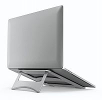 Подставка для ноутбука Hama Aluminium (00053059) 15.4"230x230x5мм алюминий серебристый