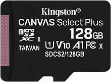 Флеш карта microSDXC 128Gb Class10 Kingston SDCS2/128GBSP Canvas Select Plus w/o adapter