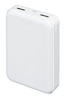 Мобильный аккумулятор Buro T4-10000 10000mAh 2A 2xUSB белый (T4-10000-WT)