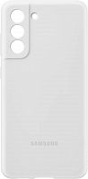 Чехол (клип-кейс) Samsung для Samsung Galaxy S21 FE Silicone Cover белый (EF-PG990TWEGRU)