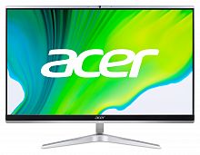 Моноблок Acer Aspire C24-1650 23.8" Full HD i5 1135G7 (2.4) 8Gb 1Tb 5.4k SSD256Gb Iris Xe CR Windows 11 Home GbitEth WiFi BT 65W клавиатура мышь Cam серебристый 1920x1080