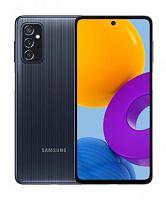 Смартфон Samsung SM-M526 Galaxy M52 128Gb 6Gb черный моноблок 3G 4G 6.7" 1080x2400 Android 11 64Mpix 802.11 a/b/g/n/ac NFC GPS GSM900/1800 GSM1900 TouchSc